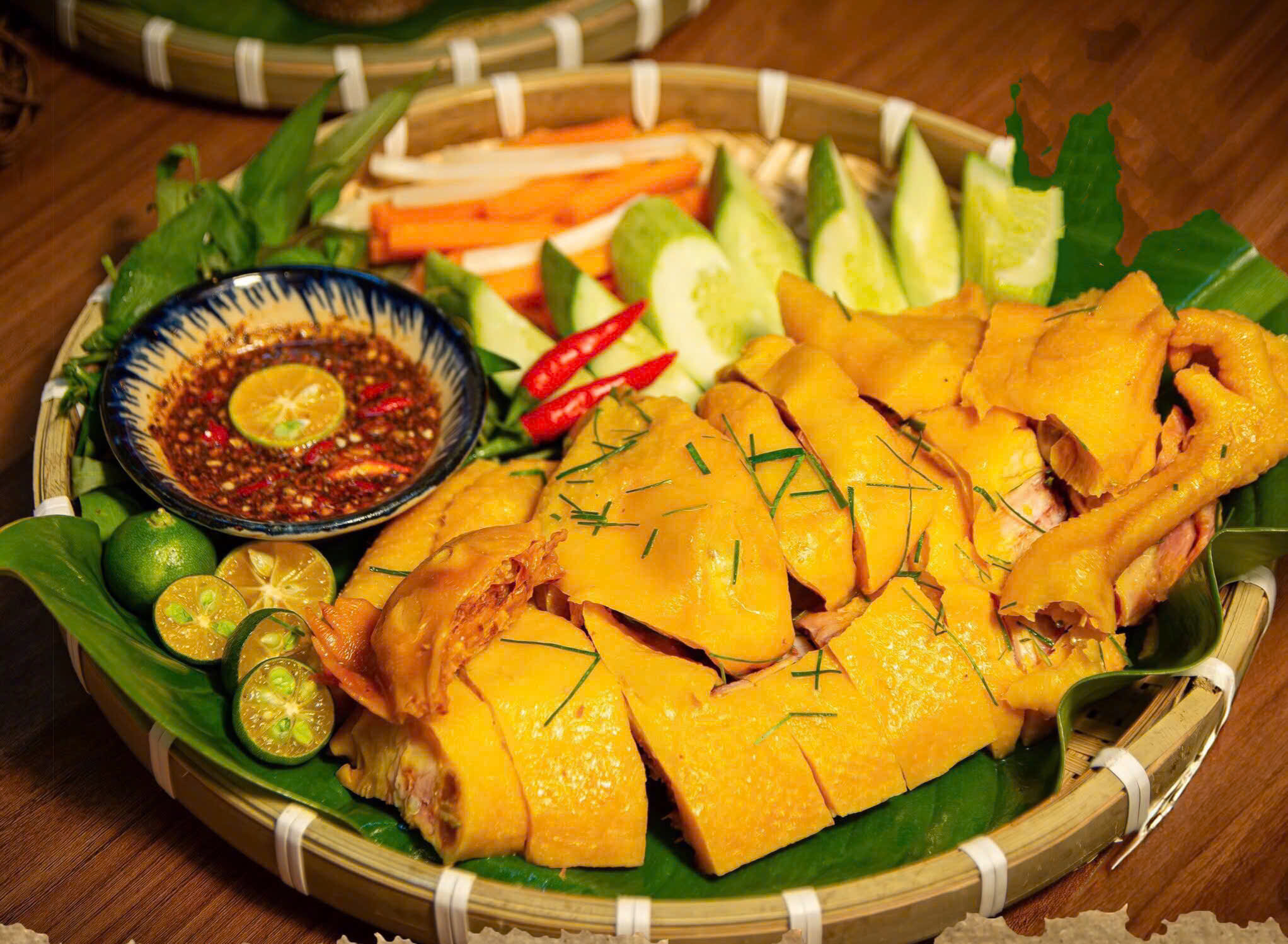 Gà Ủ Muối Hoa Tiêu Nửa Con