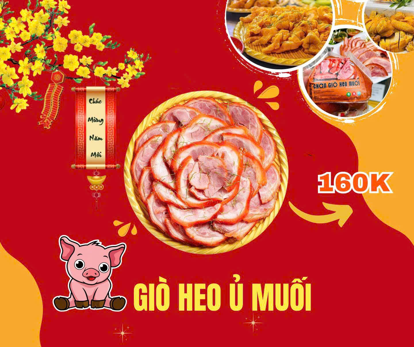 Giò Heo Rút Xương Ủ Muối